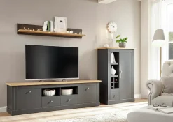 OTTO home Wohnwand »Westminster, Anbauwand im Landhausstil, Komplettset, Wohnzimmer-Set« Set, 3 Stk. tlg.