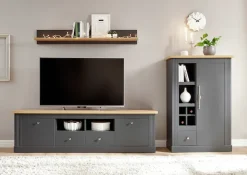 OTTO home Wohnwand »Westminster, Anbauwand im Landhausstil, Komplettset, Wohnzimmer-Set« Set, 3 Stk. tlg.