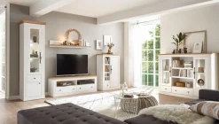OTTO home Wohnwand »Westminster, Anbauwand im Landhausstil, Komplettset, Wohnzimmer-Set« Set, 4 Stk. tlg.