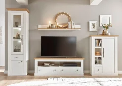 OTTO home Wohnwand »Westminster, Anbauwand im Landhausstil, Komplettset, Wohnzimmer-Set« Set, 4 Stk. tlg.