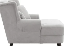 OTTO home XXL-Sessel »Oase, B: 120 cm, Sitzhöhe: 50 cm - OTTO. Verlässliche Qualität.« Loungesessel mit 2 Zierkissen & Massivholzfüße