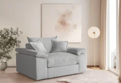 OTTO home XXL-Sessel »Soft&Cosy, B: 151 cm - OTTO. Verlässliche Qualität.« Mega-Sessel, Cord oder Chenille-Struktur,mit 2 Zierkissen