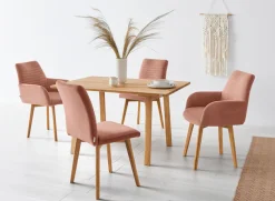 OTTO products Esstisch »Alessja« Breite 130 oder 150 cm, Eiche Massivholz mit veganem Bio-Öl behandelt