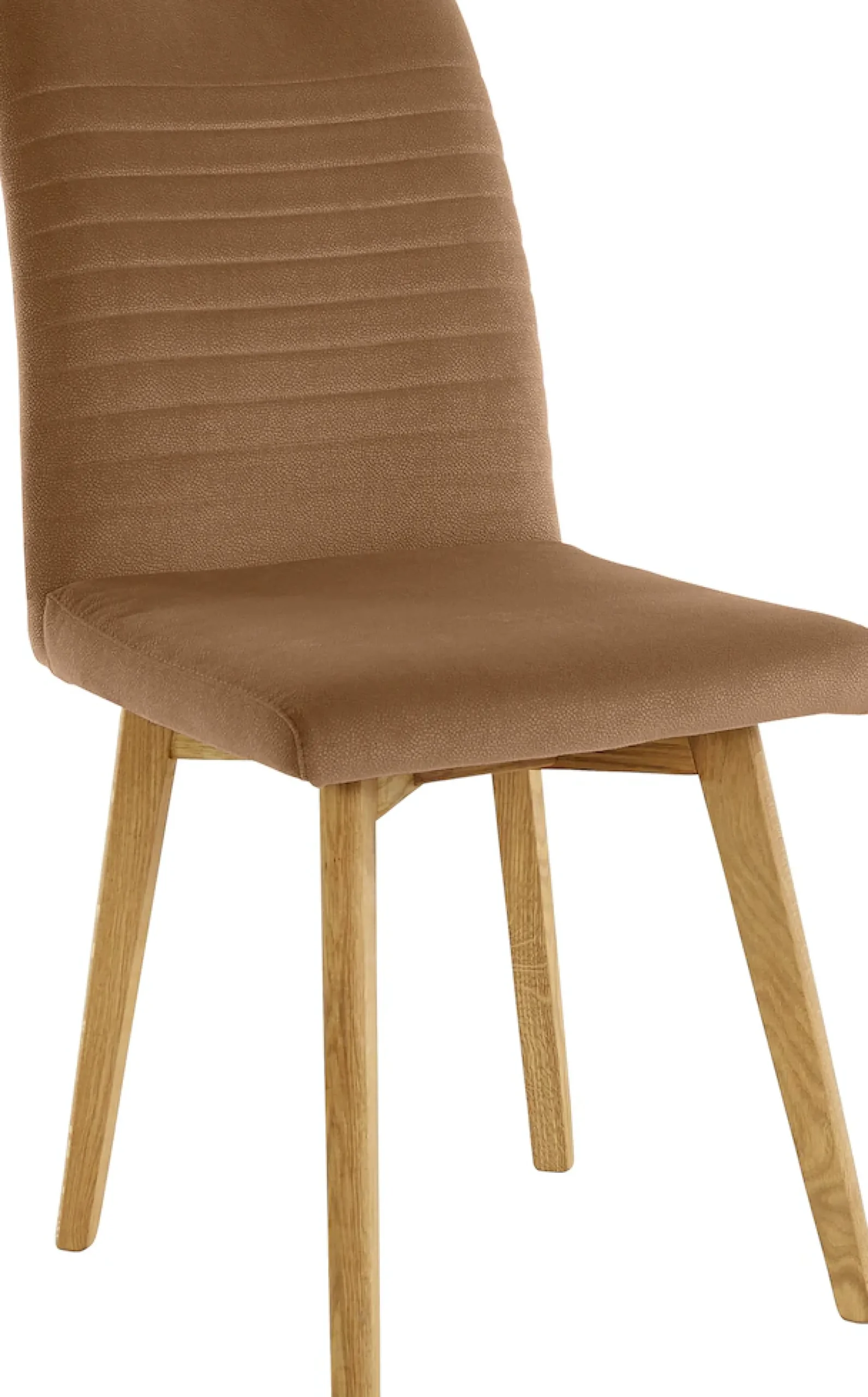 OTTO products Esszimmerstuhl »Alessja« (Set) 2 Stk.Bezug aus Microfaser, Gestell aus Eiche Massivholz