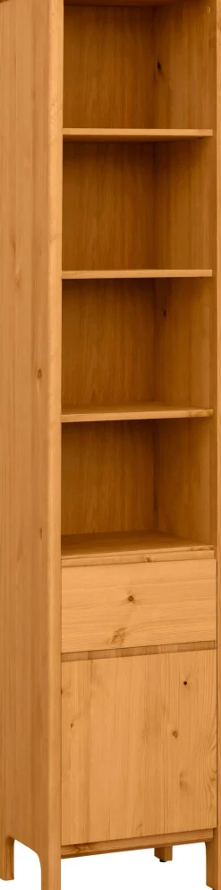 OTTO products Hochschrank »Jorrick« Breite 40 cm, Massivholz Kiefer mit Bio Öl/Wachs behandelt