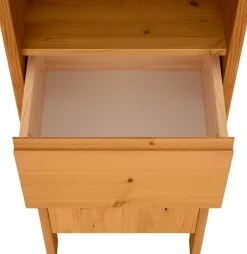 OTTO products Hochschrank »Jorrick« Breite 40 cm, Massivholz Kiefer mit Bio Öl/Wachs behandelt