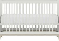 PAIDI Babybett »CUTIE LEA in Weiß, verschiedene Größen, Kinderbett« Off-White, Massivholz-Sprossen, 4-fach höhenverstellbares Gitterbett