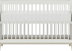 PAIDI Babybett »CUTIE LEA in Weiß, verschiedene Größen, Kinderbett« Off-White, Massivholz-Sprossen, 4-fach höhenverstellbares Gitterbett
