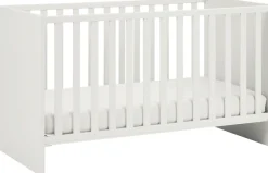 PAIDI Babybett »LITTLE SNU 70x140cm in Beige oder Weiß, umbaubares Kinderbett« Gitterbett 4-fach höhenverstellbar, entnehmbare Sprossen, Juniorbett