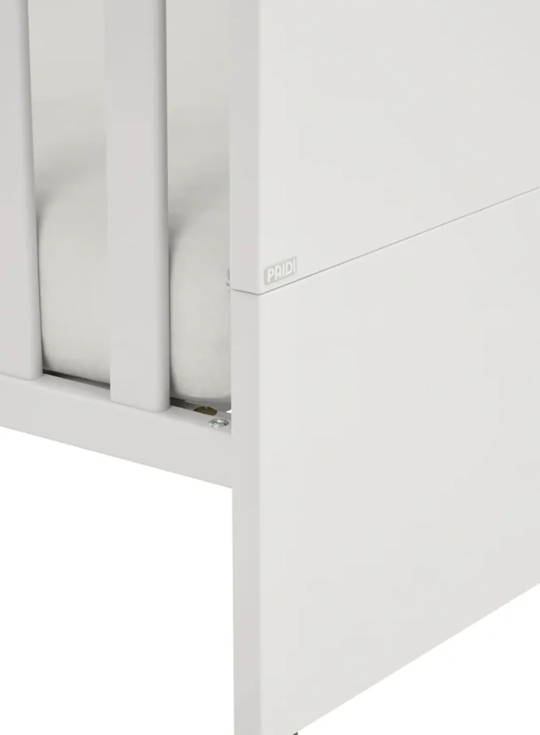 PAIDI Babybett »LITTLE SNU 70x140cm in Beige oder Weiß, umbaubares Kinderbett« Gitterbett 4-fach höhenverstellbar, entnehmbare Sprossen, Juniorbett