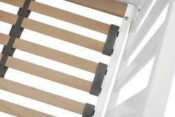 PAIDI Babybett »LITTLE SNU 70x140cm in Beige oder Weiß, umbaubares Kinderbett« Gitterbett 4-fach höhenverstellbar, entnehmbare Sprossen, Juniorbett