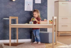 PAIDI Beistellbett »LITTLE CLOUD« mit Lattenrost, variabel höhenverstellbar, umbaubar zum Tiny Sofa