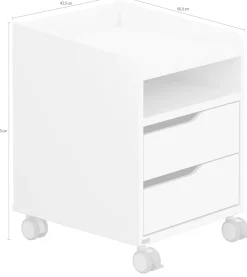 PAIDI Container »Diego Rollcontainer« mit zwei Schubladen und Ablage als Sitzfläche geeignet