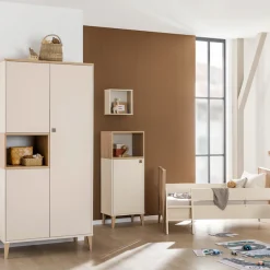 PAIDI Highboard »MILA & BEN Steiff by PAIDI in Beige,inkl. Spielkiste mit Deckel« stabiles Regal mit Massivholz-Füßen, Standregal, geprüfte Qualität