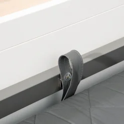 PAIDI Jugendbett »FLYNN in verschiedenen Ausführungen, Ausziehbett mit 2 Liegeflächen« Gästebett, Metallgestell inkl. Lattenroste, 2-in-1 Funktionsbett