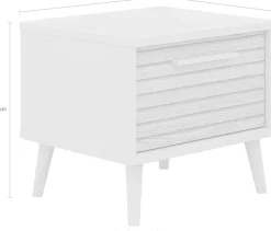 PAIDI Nachtkommode »EEFJE in Beige, Schublade mit Soft-Close, verschiedene Ausführungen« B/H/T ca. 48/43/41cm,moderner und langlebiger Nachttisch aus Holz, geprüfte Qualität
