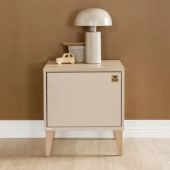PAIDI Nachtkommode »MILA & BEN Steiff by PAIDI, Schublade mit Soft-Close« langlebiger Nachttisch in Beige mit Massivholz-Füßen