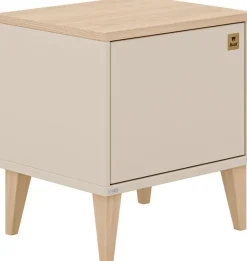 PAIDI Nachtkommode »MILA & BEN Steiff by PAIDI, Schublade mit Soft-Close« langlebiger Nachttisch in Beige mit Massivholz-Füßen