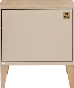 PAIDI Nachtkommode »MILA & BEN Steiff by PAIDI, Schublade mit Soft-Close« langlebiger Nachttisch in Beige mit Massivholz-Füßen