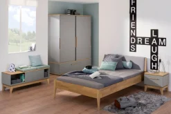 PAIDI Nachtkommode »STIENE in Beige oder Grau, Schublade mit Soft-Close« B/H/T ca. 48/47/40cm,moderner und langlebiger Nachttisch mit Massivholz, geprüfte Qualität