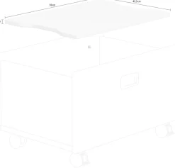 PAIDI Regalelement »Deckel« Abdeckung für Rollbox