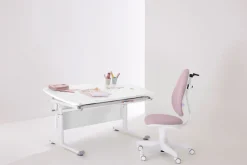 PAIDI Schreibtischstuhl »JOOKI S aus pflegeleichtem Mikrofaser, ergonomisch mitwachsend« () höhenverstellbarer Kinderstuhl, 360° Drehstuhl, 80 Kg Tragkraft