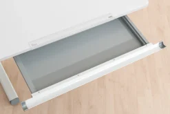 PAIDI Schubkasten »Unterbau aus Metall« B/H/T ca. 78x4x38cm, Silberfarbig,Selbsteinzug, Schreibtischschublade