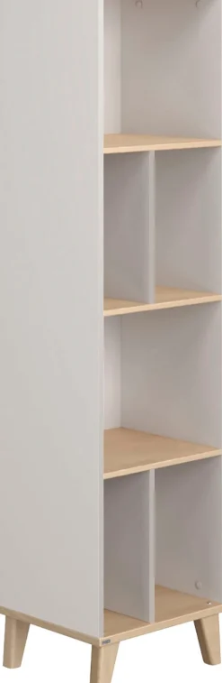PAIDI Standregal »FIENE in Grau mit 6 offenen Fächern, 48x181x40cm« stabiles und langlebiges Regal aus Holz, geprüfte Qualität