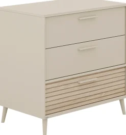 PAIDI Wickelkommode »EEFJE in Beige, 3 Schubladen mit Soft-Close, verschiedene Ausführungen« bis 50 kg langlebige Kommode, geprüfte Sicherheit, Wickeltisch aus Holz 95 cm