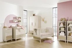 PAIDI Wickelkommode »EEFJE in Beige, 3 Schubladen mit Soft-Close, verschiedene Ausführungen« bis 50 kg langlebige Kommode, geprüfte Sicherheit, Wickeltisch aus Holz 95 cm