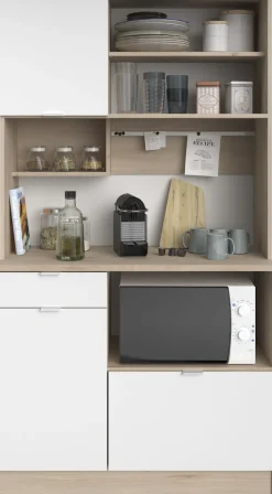 Parisot Buffet »Socool, viel Stauraum, Made in Europe, mit praktischer Magenetleiste« B/H/T ca. 100x180x45, 1 Stk. tlg. ideal für kleine Räume, ohne Elektrogeräte