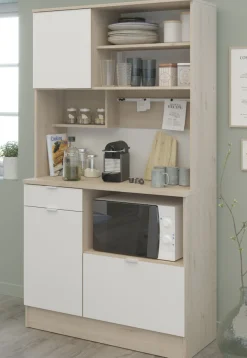 Parisot Buffet »Socool, viel Stauraum, Made in Europe, mit praktischer Magenetleiste« B/H/T ca. 100x180x45, 1 Stk. tlg. ideal für kleine Räume, ohne Elektrogeräte