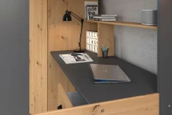 Parisot Hochbett »Heavy« ALL-IN-ONE, mit Kleiderschrank, Schreibtisch, Leiter, Stauraum