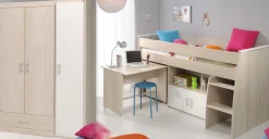 Parisot Jugendzimmer-Set »Charly« Set, Bett, Schrank, 2 Stk. tlg.