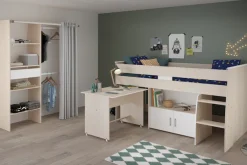 Parisot Jugendzimmer-Set »Parisot Charly 22« Set, 2 tlg. ausziehbarer Schreibtisch auf Rollen