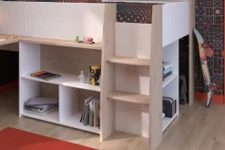Parisot Jugendzimmer-Set »Parisot Lucas 11« 2 Stk. tlg. Schreibtisch ausziehbar, Kleiderschrank offen, Ablagen und Regale