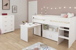 Parisot Jugendzimmer-Set »Parisot Kinderzimmer Reverse 13« 2 Stk. tlg. integrierte Schreibtisch, kommode und integrierte Leiter