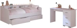 Parisot Jugendzimmer-Set »Sleep 41« Set, 3 Stk. tlg. Rückwände der Fächer am Bett drehbar