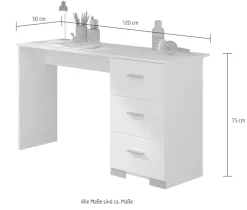 Parisot Jugendzimmer-Set »Sleep 41« Set, 3 Stk. tlg. Rückwände der Fächer am Bett drehbar