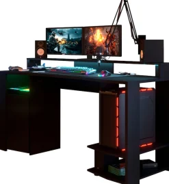 Parisot Kinderschreibtisch »Gaming« Gamingtisch, Jugendschreibtisch, Schreibtisch, inkl. LED Beleuchtung