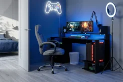 Parisot Kinderschreibtisch »Gaming« Gamingtisch, Jugendschreibtisch, Schreibtisch, inkl. LED Beleuchtung