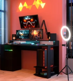 Parisot Kinderschreibtisch »Gaming« Gamingtisch, Jugendschreibtisch, Schreibtisch, inkl. LED Beleuchtung