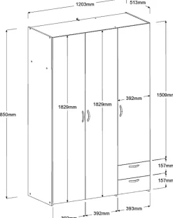 Parisot Kleiderschrank »Daily 2«