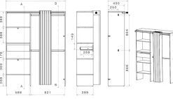 Parisot Mehrzweckschrank »Parisot Bari 1« Packung, 1 Stk. tlg.