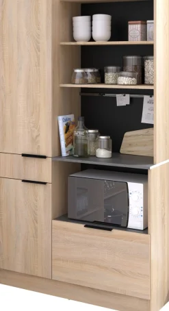 Parisot Schrank-Set »Fumay 3« Set, viel Stauraum, Kücheninsel, Küchenwaagen, inkl. Kabeldurchlass, 3 Stk. tlg.
