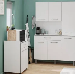 Parisot Schrank-Set »Season 1, Mehrzweckschrank, Buffetschrank, Aufbewahrung« Set, Set bestehend aus Buffet und Beistellschrank auf Rollen, 2 Stk. tlg.