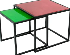Paroli Couchtisch Set, 2 Stk. tlg. quadra