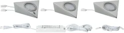 Paulmann Unterschrankleuchte »Möbel Aufbauleuchte LED mit Näherungssensorinkl. LED-Modul 3x2,8W« 1 Stk. Warmweiß 3er-Set inkl. LED-Modul 3x2,8W