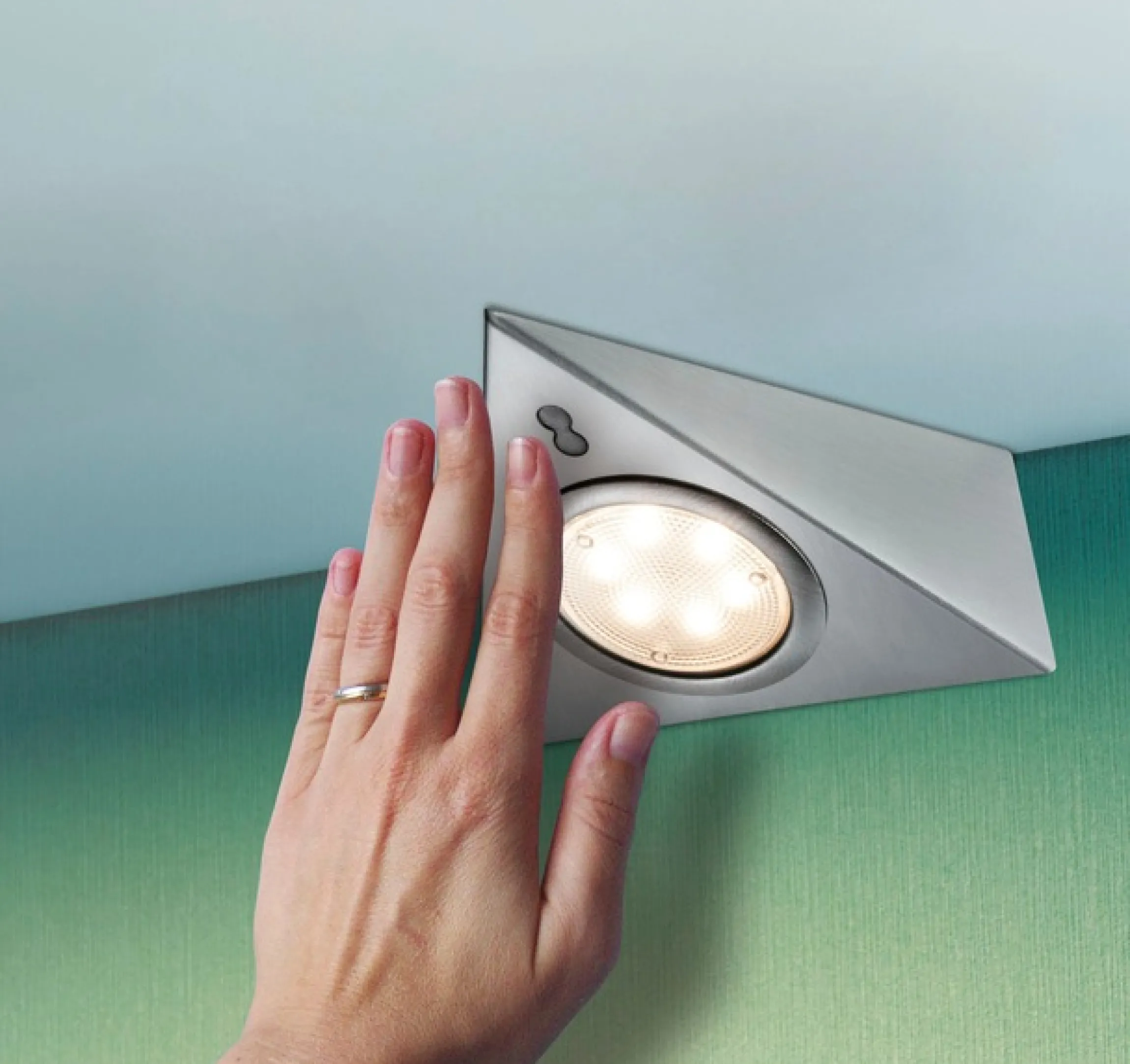 Paulmann Unterschrankleuchte »Möbel Aufbauleuchte LED mit Näherungssensorinkl. LED-Modul 3x2,8W« 1 Stk. Warmweiß 3er-Set inkl. LED-Modul 3x2,8W