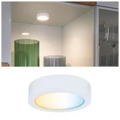 Paulmann Unterschrankleuchte »Clever Connect Spot Disc 2,1W 2700-6500K 12V Chrom matt/Kunststoff« 1 Stk. Tageslichtweiß tunable White